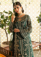 Chaandni By Gulaal Embroidered Net 4 Piece Unstitched Suit GL24CH D-07 ZAYRA